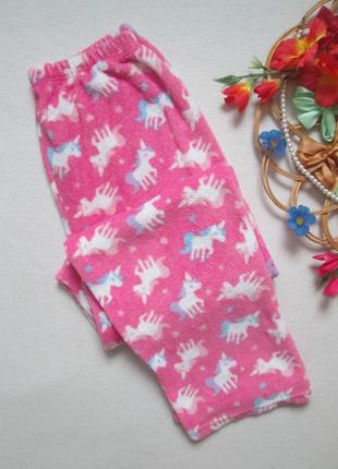 Суперовые махровые теплые домашние штаны принт единорог rosie ⛄❄️⛄5 фото