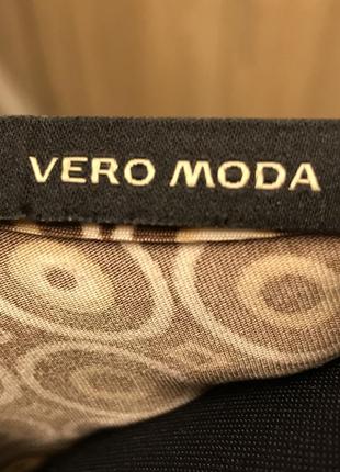 Трикотадна блуза з принтом vero moda4 фото