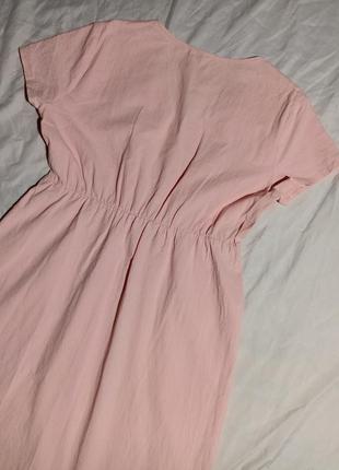 Платье пудрово розовое9 фото