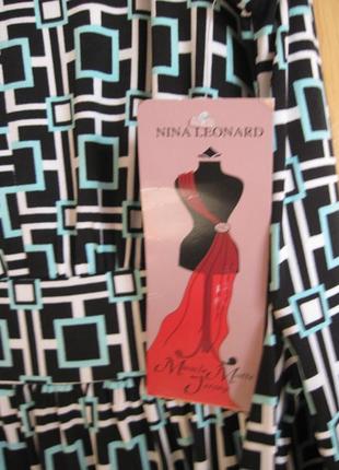 .новое суперстрейч. платье "nina leonard" р. m2 фото
