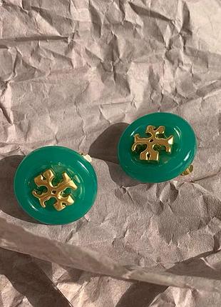 Сережки в стилі tory burch 2