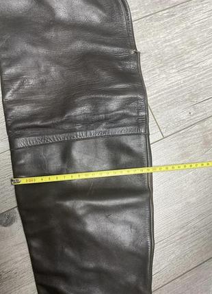 Ботфорди натуральна шкіра італія