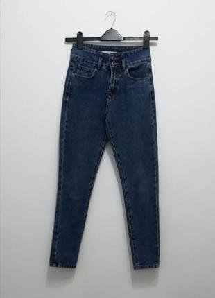 Джинсы мом, высокая талия denim fashion