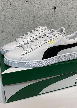 Puma basket чоловічі шкіряні кросівки1 фото