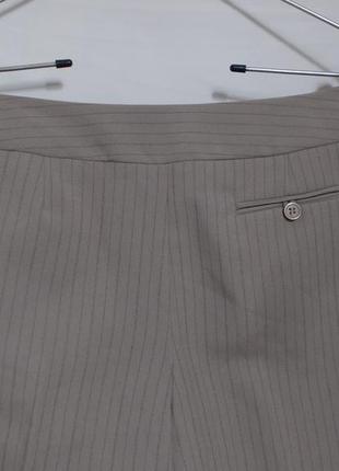 Новые брюки легкие кофейные в полоску 'dorothy perkins' 46-48р3 фото