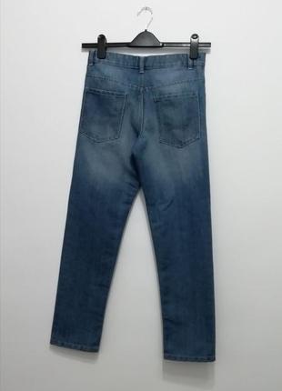 Прямые джинсы, высокая талия washed3 фото