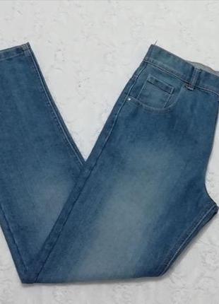Прямые джинсы, высокая талия washed2 фото