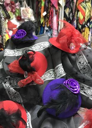 Шляпки. декоративные заколки