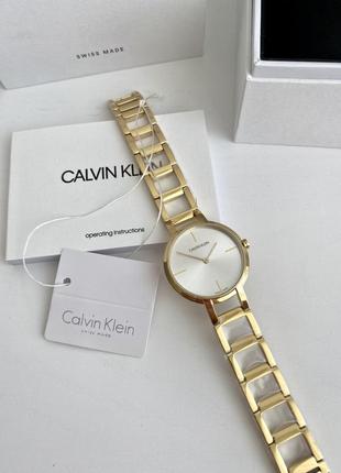 Calvin klein женские наручные брендовые часы кельвин кляйн оригинал на подарок жене подарок девушке9 фото