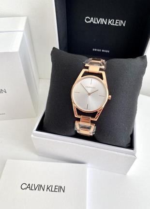 Calvin klein женские наручные брендовые часы кельвин кляйн оригинал на подарок жене подарок девушке2 фото