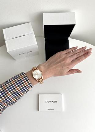 Calvin klein женские наручные брендовые часы кельвин кляйн оригинал на подарок жене подарок девушке3 фото