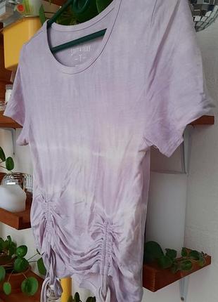 Футболка/топ сиреневый 36s вискоза 95%