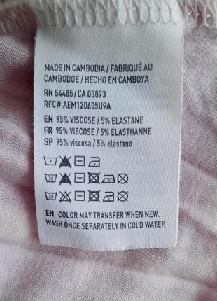 Футболка/топ сиреневый 36s вискоза 95%4 фото