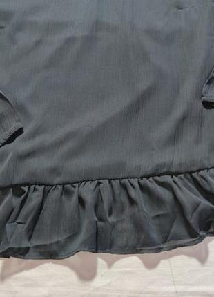 Жіноча однотонна блуза вільного крою blue motion, розмір m (40/42), чорний9 фото