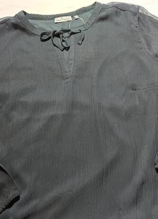 Жіноча однотонна блуза вільного крою blue motion, розмір m (40/42), чорний6 фото