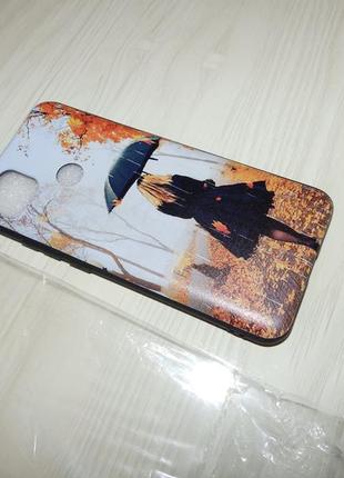 Чохол для Iphone 15 pro max захисне скло дівчина з парасолькою5 фото