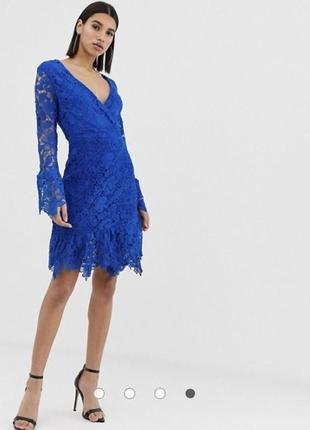 Asos святкова синя сукня плаття 38 м