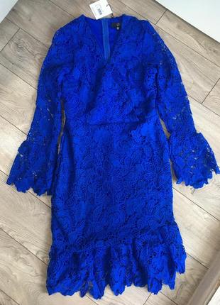 Asos святкова синя сукня плаття 38 м4 фото