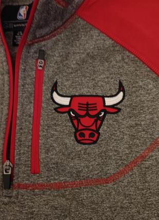 💯🏀 оригінал.потужний теплий пуловер glll x nba chicago bulls на флісі та з кишенями.7 фото