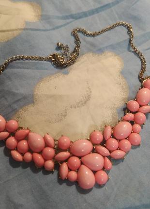 Кольє рожеве дуже ніжне