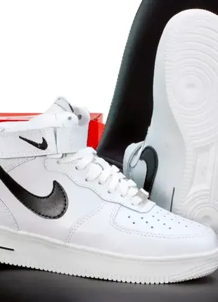 Nike air force зимові черевики кеди кросівки жіночі чоловічі хутро найк форс