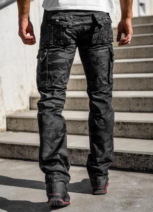 Мужские тактические брюки штаны карго с боковыми карманами7 фото