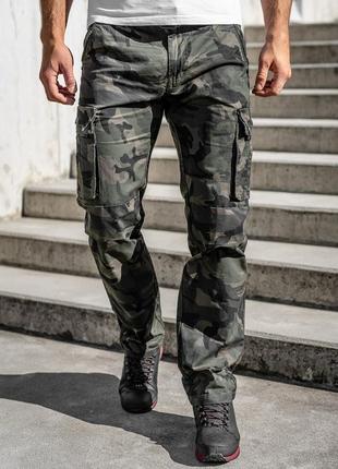 Мужские тактические брюки штаны карго с боковыми карманами1 фото