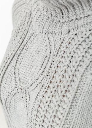 Сірий гарний теплий світер #350 3