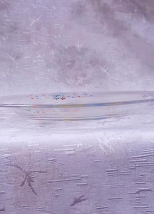 Набор столовый детский стеклянный "дракончик" (3 предмета)