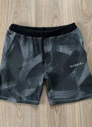 Чоловічі кежуал бавовняні шорти з принтом diesel loungewear