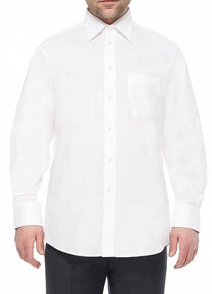 Burberry белая мужская рубашка винтаж р 52-54 оригинал1 фото