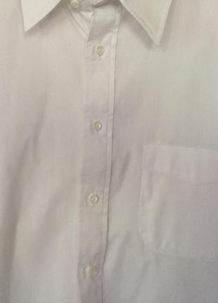 Burberry белая мужская рубашка винтаж р 52-54 оригинал3 фото