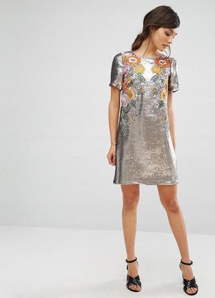 Oasis вишита в паєтках сукня на випускний доставка добу3 фото