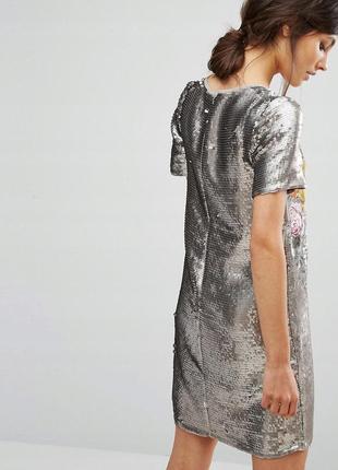 Oasis вишита в паєтках сукня на випускний доставка добу2 фото