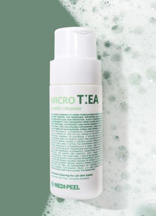 Пудра энзимная для умывания с чайным деревом medi-peel micro tea powder cleanser 70 g5 фото