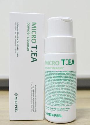 Пудра энзимная для умывания с чайным деревом medi-peel micro tea powder cleanser 70 g1 фото