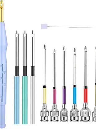 Голка для килимової техніки пробивних голок 10 шт для килимів набір для вишивки нитки висмикування вибивання