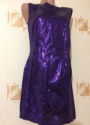 Плаття нарядне в паетках