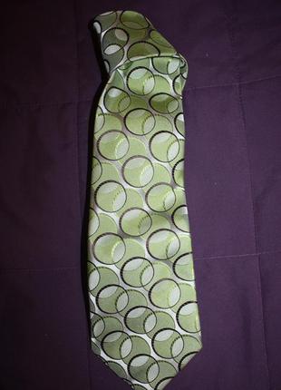 Краватка torini, зелений кола ширина 11 см