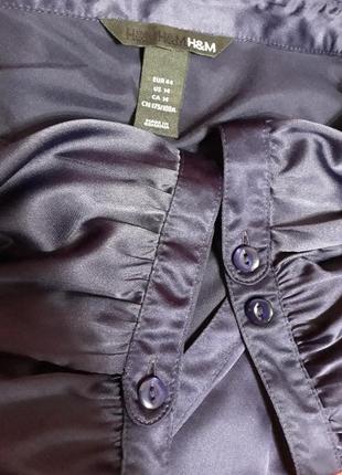 Нарядная фирменная атласная блузка  от  h&m4 фото