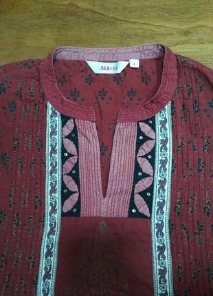 Блузка akkriti в этническом стиле2 фото