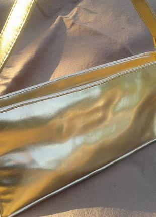 Сумка accessorize клатч золота золото4 фото