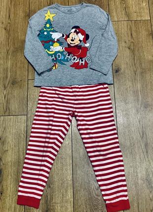 Пижама новогодняя с minnie mouse primark (англия )