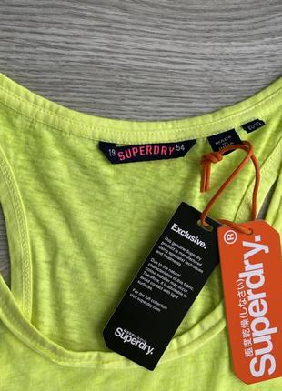 Яркая майка superdry оригинал размер л4 фото