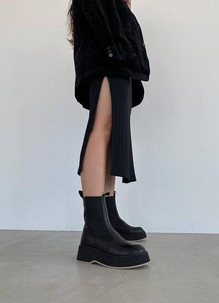 Зимові челсі натуральна шкіра