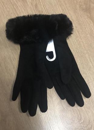 Новые перчатки «под замшу»
