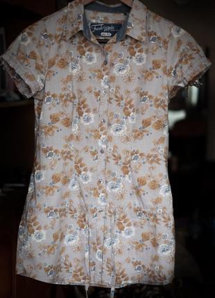 Блуза рубашка fresh made (zara, massimo dutti)3 фото