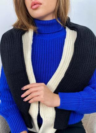 Теплий светр з натуральною шерстю туреччина7 фото