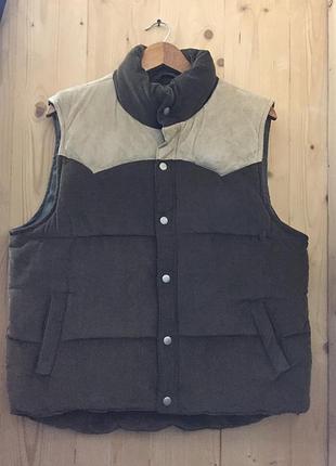 Мужская зимняя жилетка