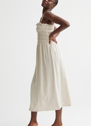 Нюдова сукня бавовна трикотаж розмір l3 фото
